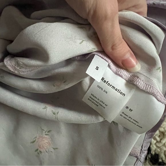 Reformation silk slip dress NWOT - Picture 3 of 3